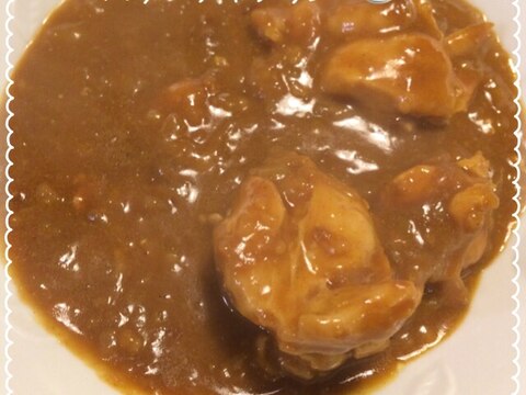 玉ねぎとチキンのカレー